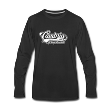 Load image into Gallery viewer, Men&#39;s OG Cambria Fingerboards Logo Long Sleeve - black
