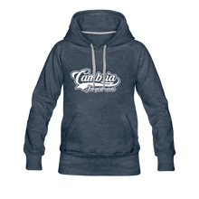 Load image into Gallery viewer, Women’s OG Cambria Fingerboards Logo - heather denim
