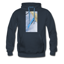 Load image into Gallery viewer, Men&#39;s Cambria Fingerboards Street Sign Logo Hoodie - navy
