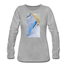 Load image into Gallery viewer, Women’s Cambria Fingerboards Street Sign Logo Long Sleeve - heather gray
