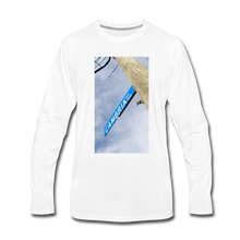 Load image into Gallery viewer, Men&#39;s Cambria Fingerboards Street Sign Logo Long Sleeve - white
