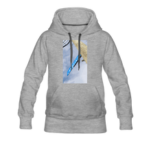 Load image into Gallery viewer, Women’s Cambria Fingerboards Street Sign Logo Hoodie - heather gray
