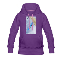 Load image into Gallery viewer, Women’s Cambria Fingerboards Street Sign Logo Hoodie - purple
