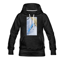 Load image into Gallery viewer, Women’s Cambria Fingerboards Street Sign Logo Hoodie - charcoal gray
